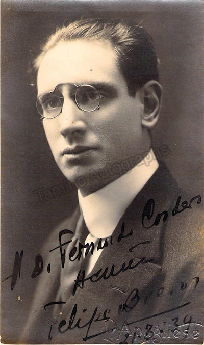 Boero, Felipe - Signed Photo 1939
