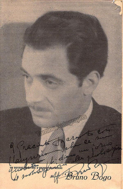 Bogo, Bruno - Signed Photograph