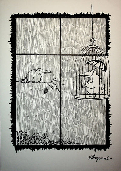 Bogorad, Victor - Signed Original Cartoon Drawings