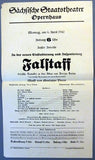 Bohm, Karl - 2 Playbills Dresden Opera House WWII