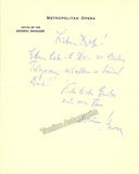Bohm, Karl - Autograph Lot