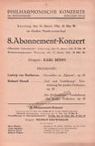 Bohm, Karl - Lot of 30+ Programs 1935-1963