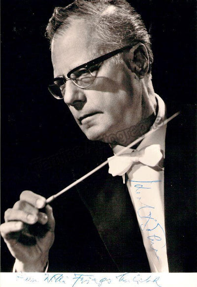 Bohm, Karl - Signed Photo Conducting