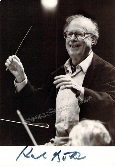 Bohm, Karl - Signed Photo Conducting