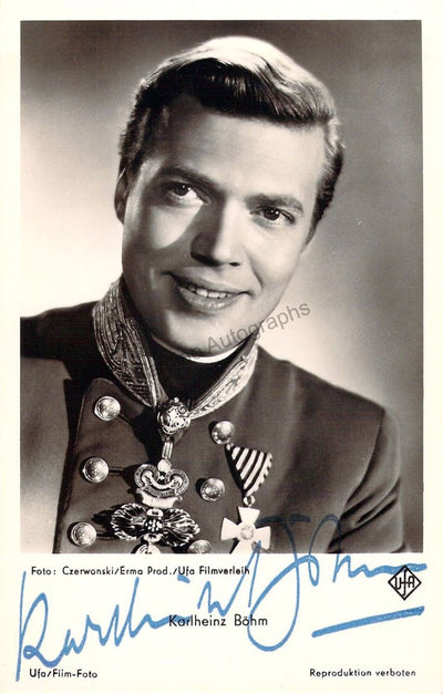 Bohm, Karlheinz - Signed Photograph