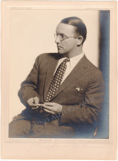 Bohnen, Michael - Large Signed Photo 1929