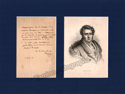 Boieldieu, François-Adrien - Autograph Letter Signed