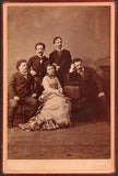 Boito, Arrigo - Cabinet Photo with Franco Faccio and Ermina Borghi-Mamo