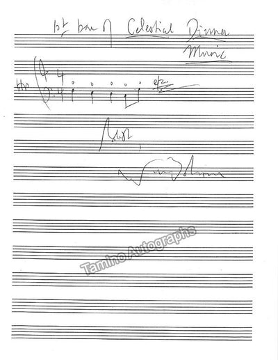 Bolcom, William - Autograph Music Quote Signed
