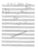 Bolcom, William - Autograph Music Quote Signed