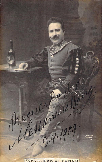 Bonci, Alessandro - Signed Photo in Role 1909
