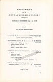Boomkamp, Carel van Leeuwen - Mengelberg, Willem - Concert Program Amsterdam 1931