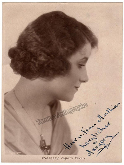 Booth, Margery - Signed Photo, Rare!