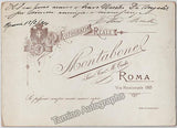 Borelli, Ettore - Signed Cabinet Photo from Tosca World Premiere 1900