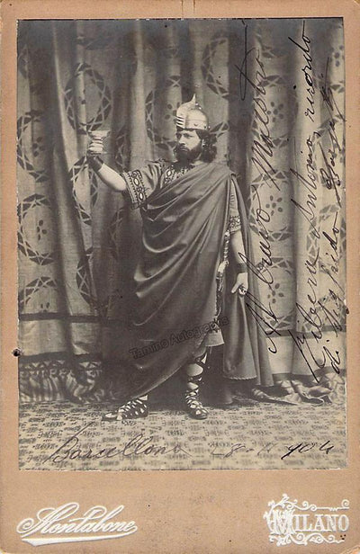Borgatti, Giuseppe - Cabinet Photo as Siegfried