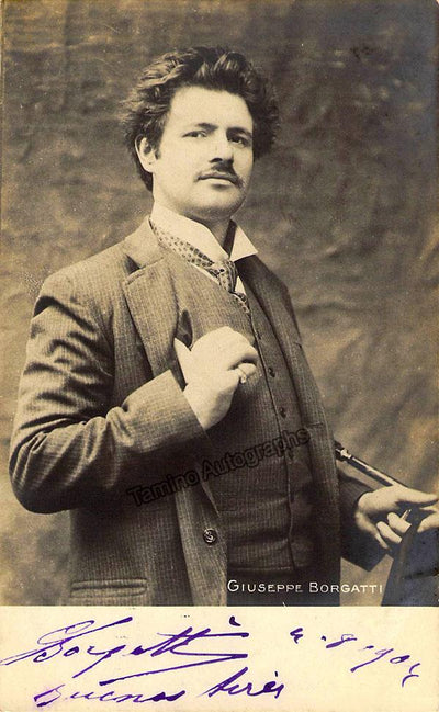 Borgatti, Giuseppe - Signed Photo 1904