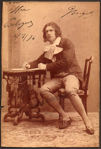 Borgatti, Giuseppe - Signed Photo in Andrea Chenier - World Premiere Role