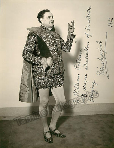 Borgioli, Dino - Signed Photo in Role
