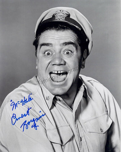 Borgnine, Ernest - Signed Photograph in "McHales' Navy"