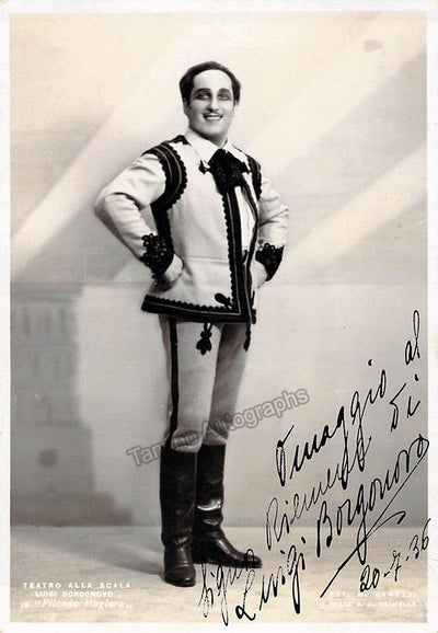 BORGONOVO, Luigi (Various Autographs)