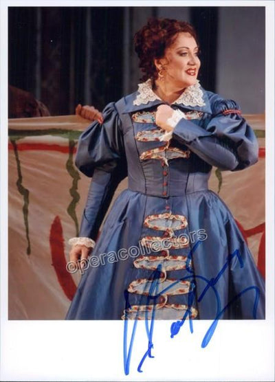 Borodina, Olga - Signed photo in L Italiana in Algeri