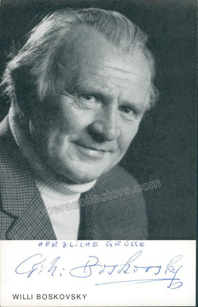 Boskovsky, Willi - Signed promo photo