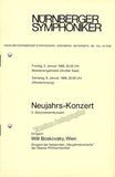 Boskovsky, Willy - Signed Program Page Nuremberg, Germany 1968