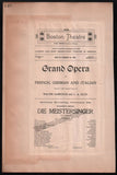 Boston Opera and Theater Album Clip Collection 1890-1898