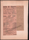 Boston Opera and Theater Album Clip Collection 1890-1898