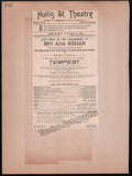 Boston Opera and Theater Album Clip Collection 1890-1898