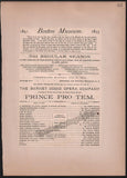 Boston Opera and Theater Album Clip Collection 1890-1898