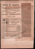 Boston Opera and Theater Album Clip Collection 1890-1898