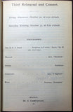 Boston Symphony Orchestra Programs 1896-97 - Lot of 24 Programs