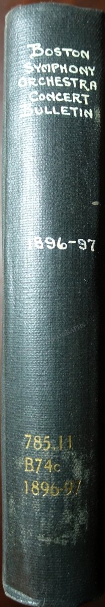Boston Symphony Orchestra Programs 1896-97 - Lot of 24 Programs