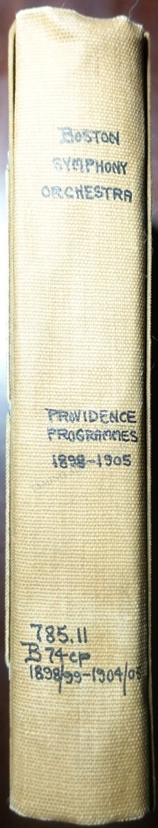 Boston Symphony Orchestra Programs 1898-1905 - Lot of 33 Programs