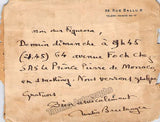 Boulanger, Nadia - Autograph Notes & Letter Signed c.1964