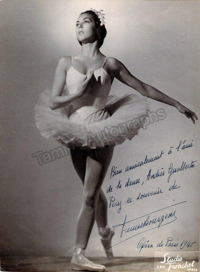 Bourgeois, Denise - Signed Photo Dancing 1948