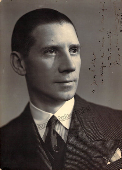 Bourguignon, Francis de - Signed Photograph 1941