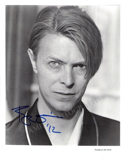Bowie, David - Signed Photograph 2012