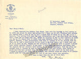 Bowles, Paul - Two Typed Letters Signed 1952