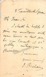 Braham, John - Autograph Note Signed + Photo