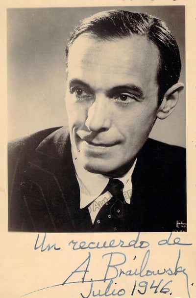 Brailowsky, Alexander - Signed Photo 1946