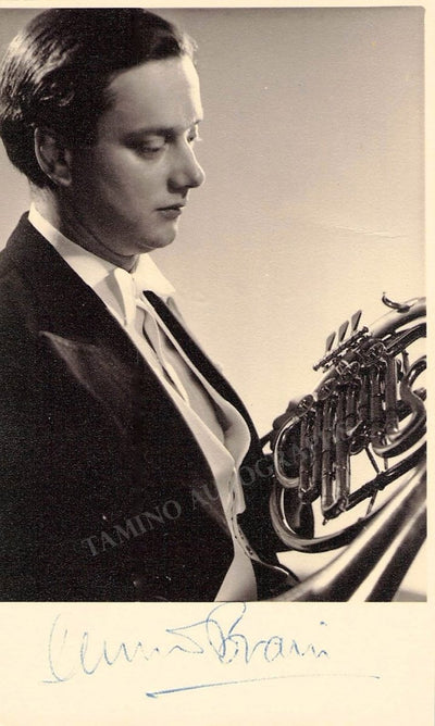 Brain, Dennis - Signed Photo