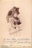 Brandt-Forster, Ellen - Signed Cabinet Photo as Sophie in Werther 1892