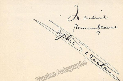 Braslau, Sophie - Autograph Note Signed