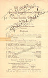 Braslau, Sophie - Lot of Signed Programs, Signature Cut + Unsigned Photograph