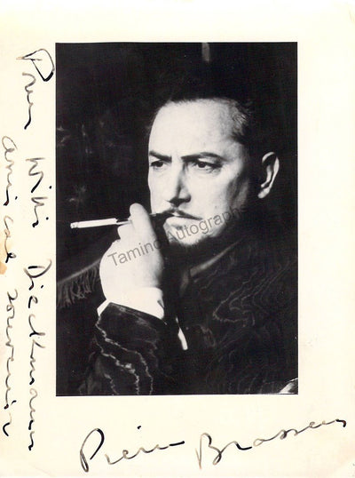 Brasseur, Pierre - Signed Photograph