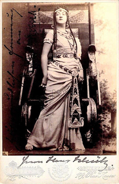 Brema, Marie - Signed Cabinet Photograph in Aida