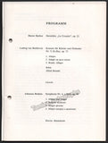 Brendel, Alfred - Kertesz, Istvan - Signed Program Vienna 1972