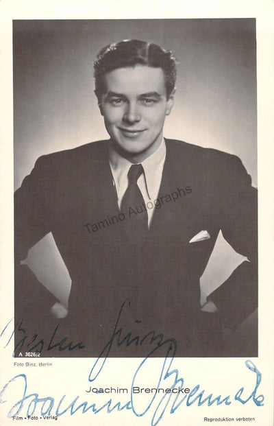 Brennecke, Joachim - Signed Photograph